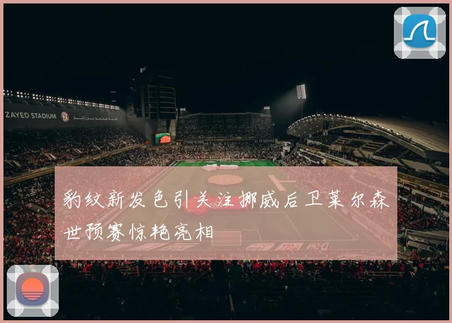豹纹新发色引关注挪威后卫莱尔森世预赛惊艳亮相